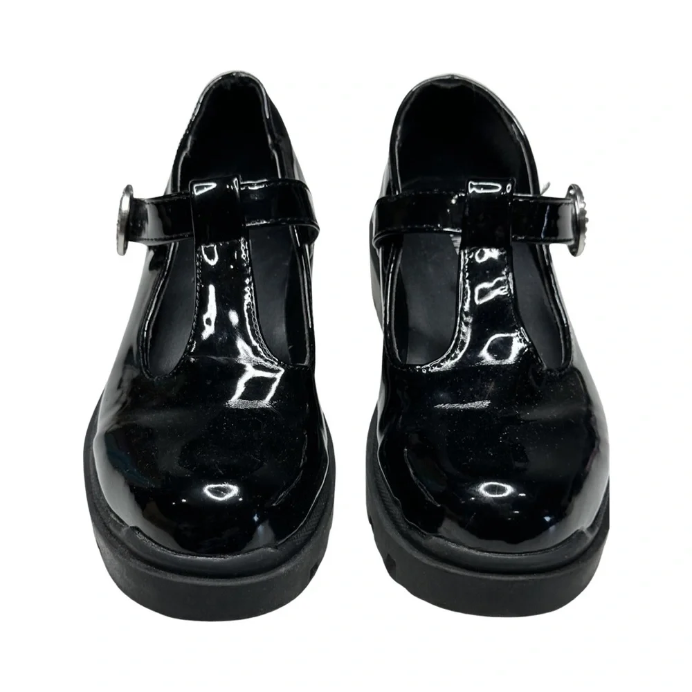 Steve Madden Suzey Black Patent Leather Mary Jane‎ Shoes